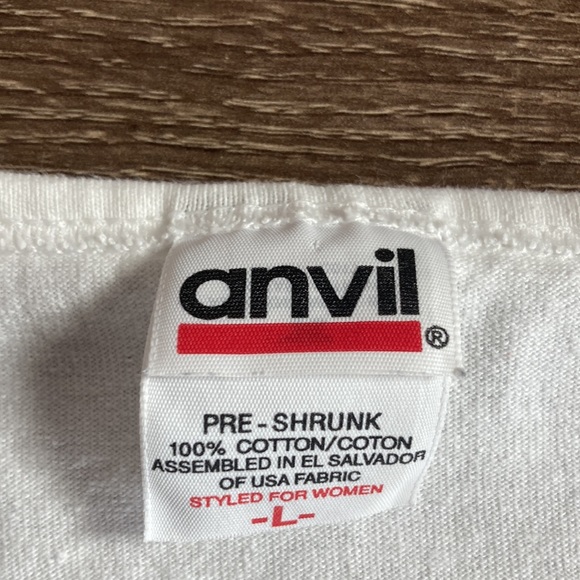 Vintage Anvil Large Marjolein Bastin Flower Shirt White - Picture 3 of 8